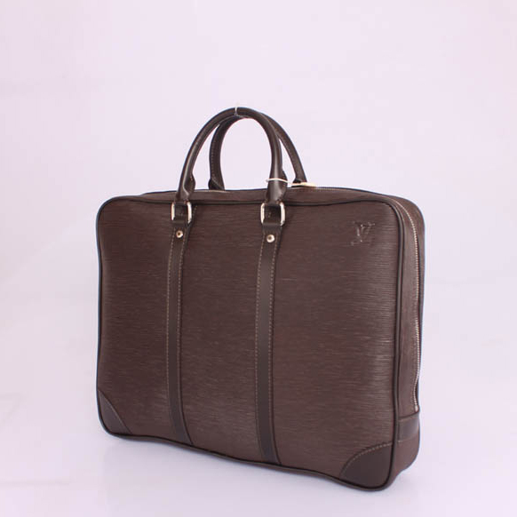 Louis Vuitton Taiga Leather Briefcase M32201 Coffee