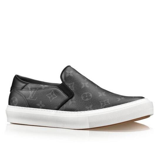 Louis Vuitton Trocadero Slip On Monogram Eclipse