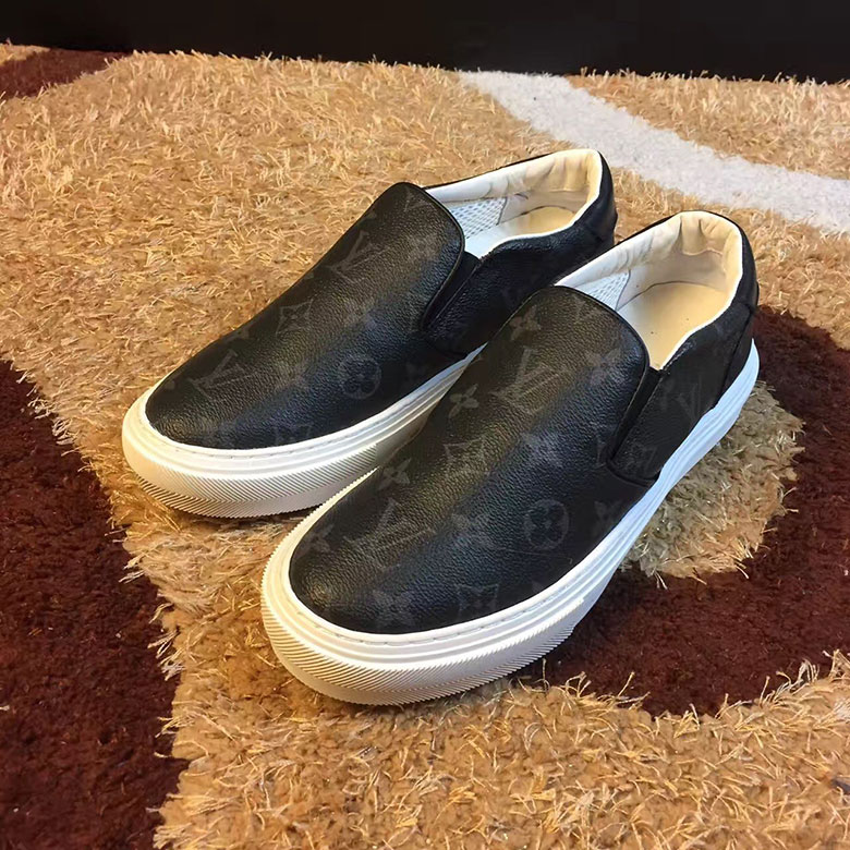 Louis Vuitton Trocadero Slip On Monogram Eclipse