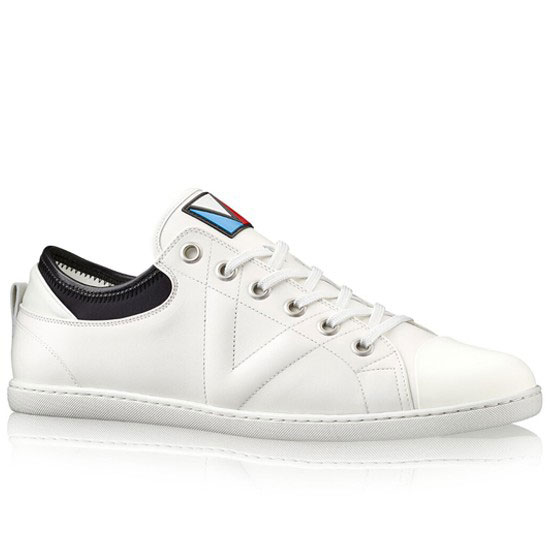 Louis Vuitton White Baseball Sneaker