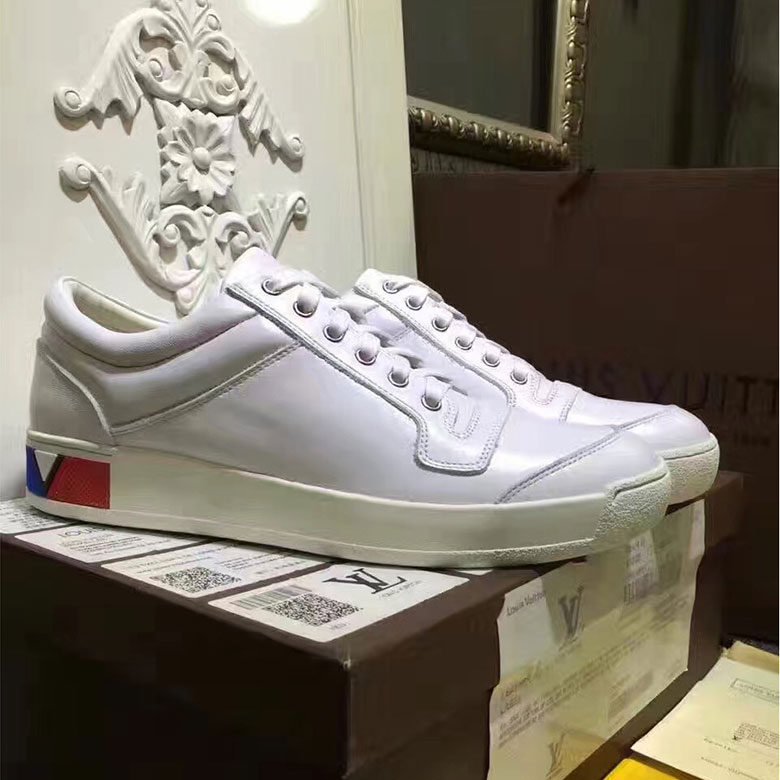 Louis Vuitton White Supersonic Sneaker