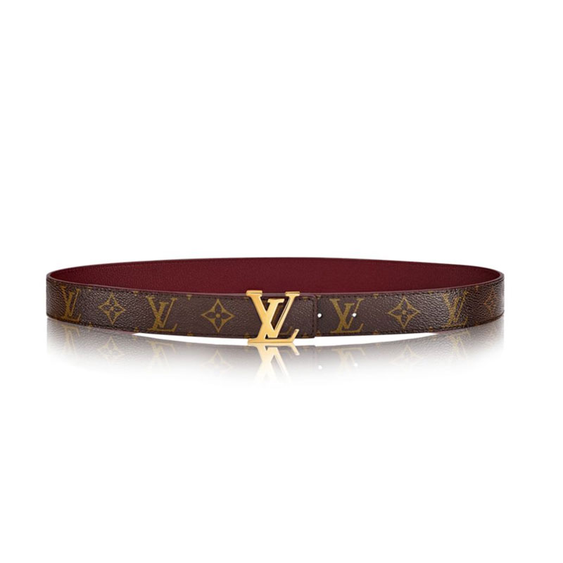 Louis vuitton belt INITIALES 30MM REVERSIBLE M6130V