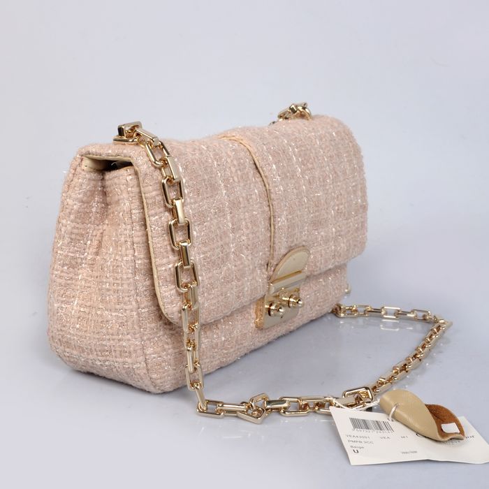 MISS DIOR Bag Nubuck Fabric D6347 Apricot