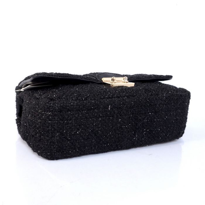 MISS DIOR Bag Nubuck Fabric D6347 Black