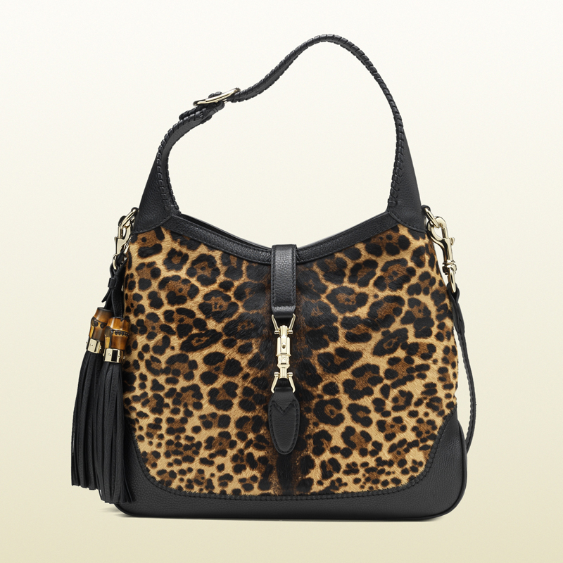 New jackie jaguar leather shoulder bag