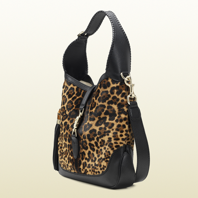 New jackie jaguar leather shoulder bag