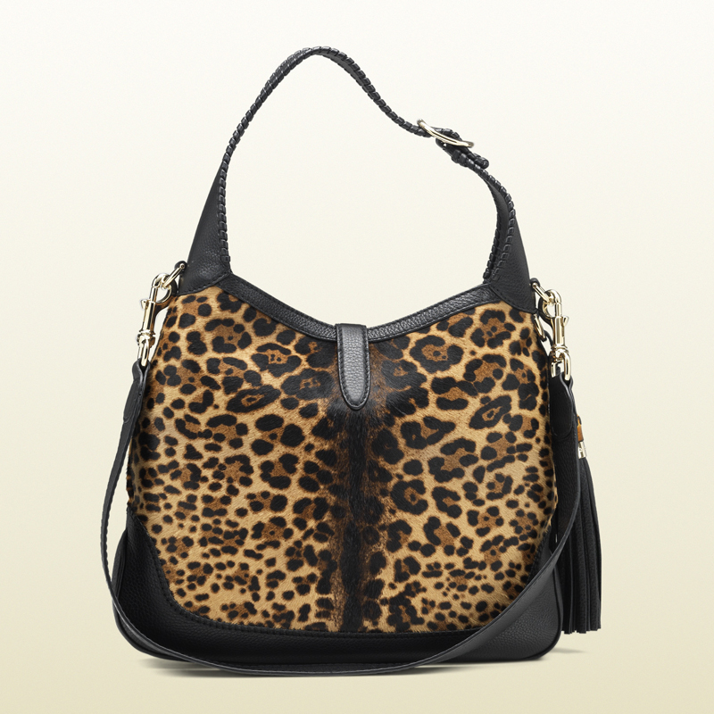 New jackie jaguar leather shoulder bag