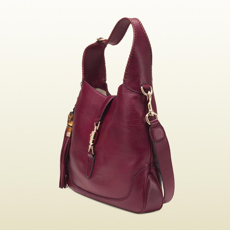 New jackie leather shoulder bag