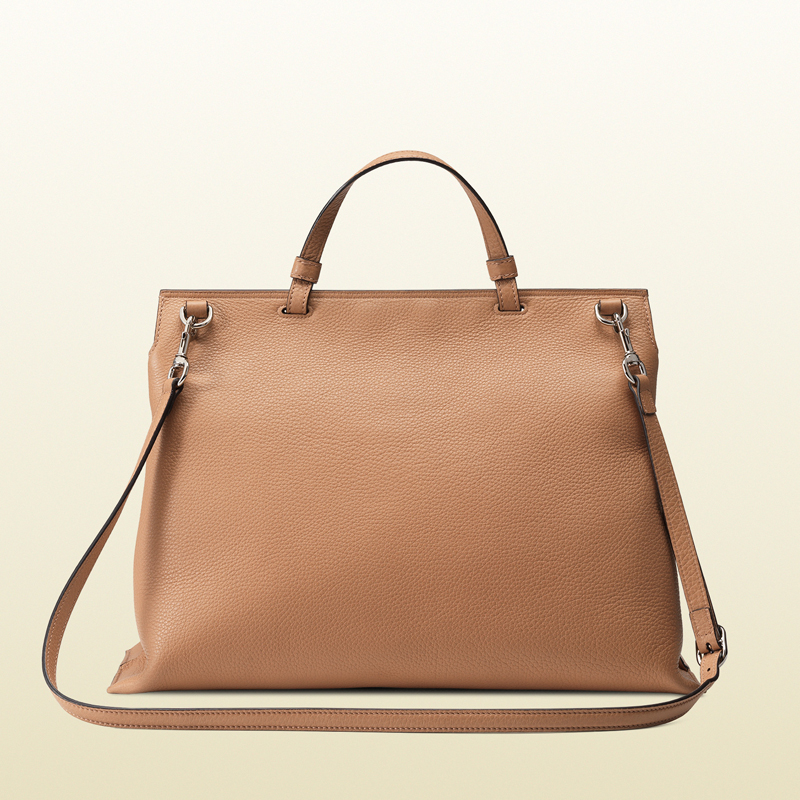 Online exclusive bamboo daily leather top handle bag