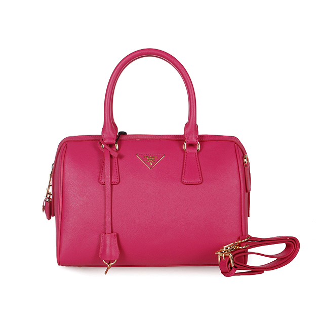 PRADA Saffiano Leather 30cm Two Handle Bag 1845 in Rose