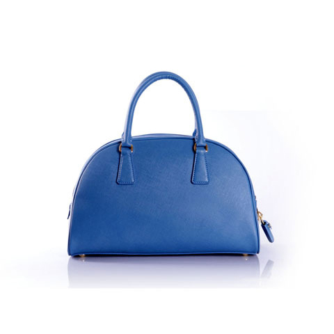 PRADA Saffiano Leather Tote Bag BL0852 in Lake blue