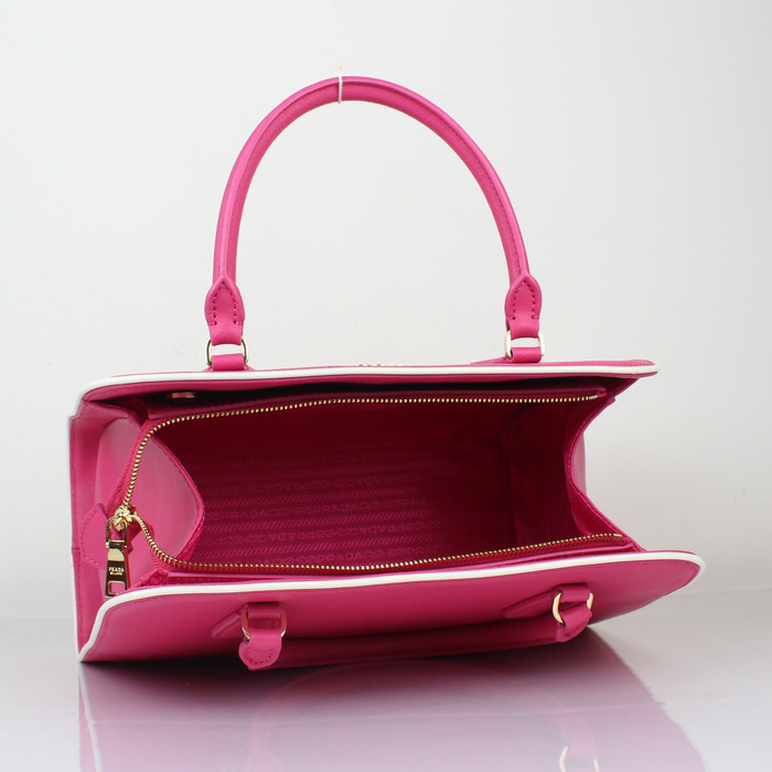 PRADA Saffiano Leather Tote Bag BN2609 in Rose