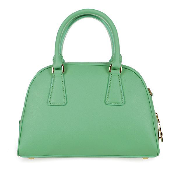 PRADA Saffiano Leather Two Handle Bag BL0854 in Grass green