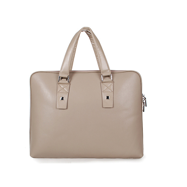 Prada 95510 Men Computer Work bag in khaki