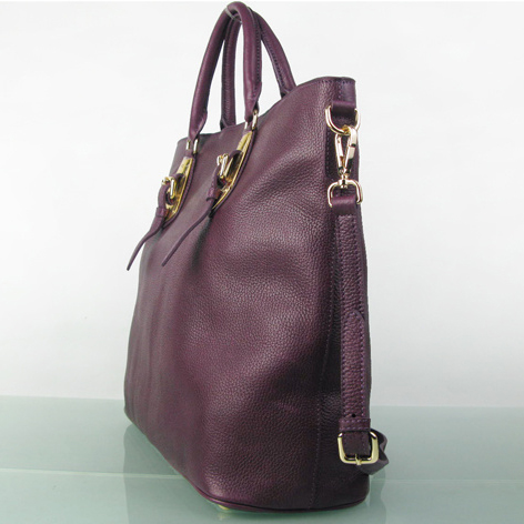 Prada BN1902 Original Calf Leather Tote Bag in Fuchsia