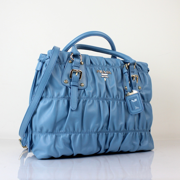 Prada Gaufre Nylon Tote Bag BN1788 in SkyBlue