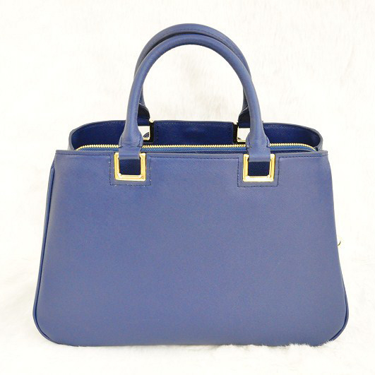 Prada Saffiano Calf Leather Tote Bag 2244 in RoyalBlue