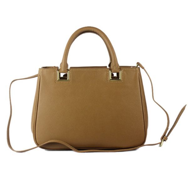 Prada Saffiano Calf Leather Tote Bag 2246 in Apricot