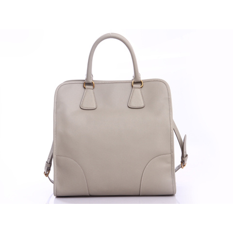 Prada Saffiano Calf Leather Tote Bag BN2254 in Light grey