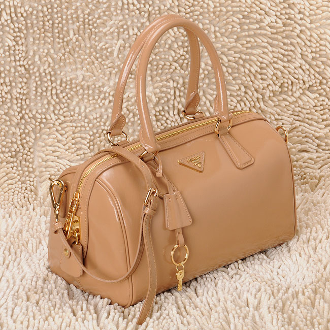 Prada Saffiano Leather Handbag BL0796 in Khaki