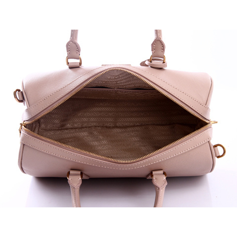 Prada Saffiano Leather Handbag BL0796 in Light Pink