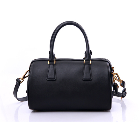 Prada Saffiano Leather Handbag BL0797 in Black