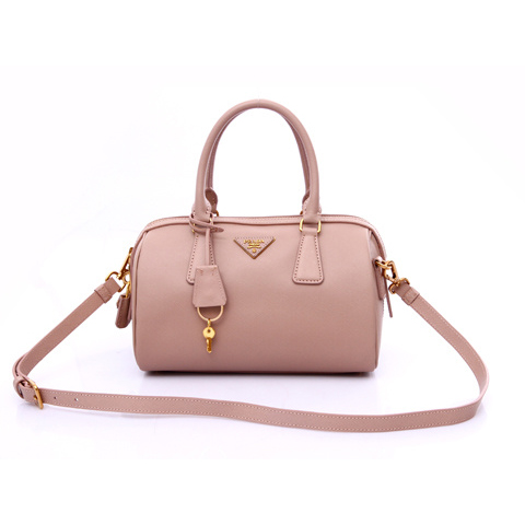 Prada Saffiano Leather Handbag BL0797 in Light Pink