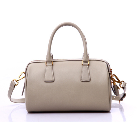 Prada Saffiano Leather Handbag BL0797 in Light gray