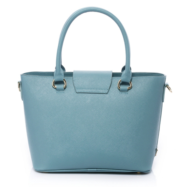 Prada Saffiano Leather Handbag BN2236 in Light Blue