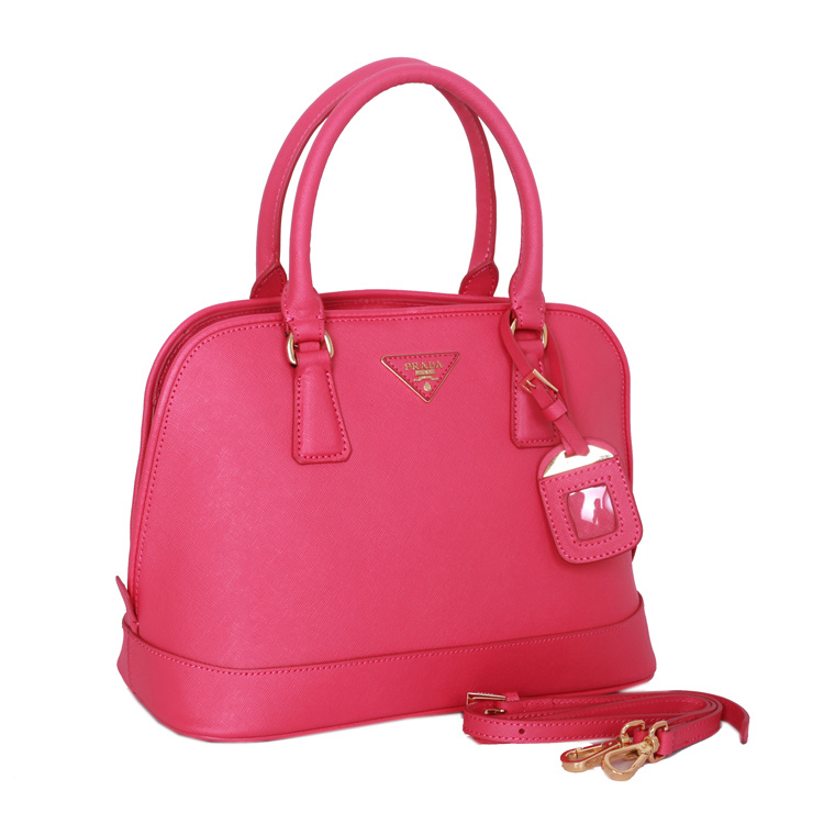 Prada Saffiano Leather Tote Handbag BN2558 in Rose