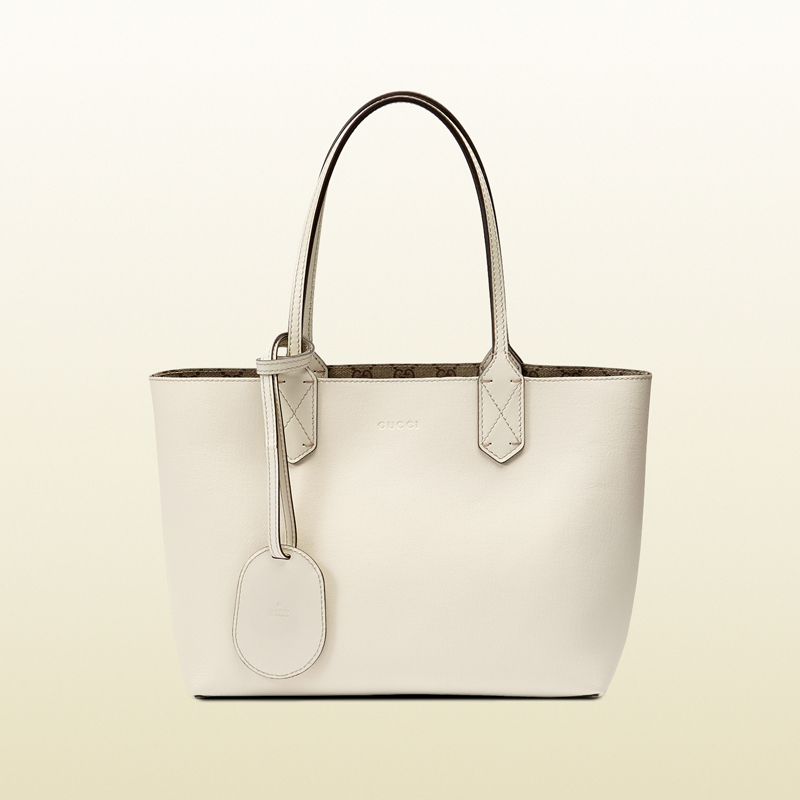 Reversible GG leather tote