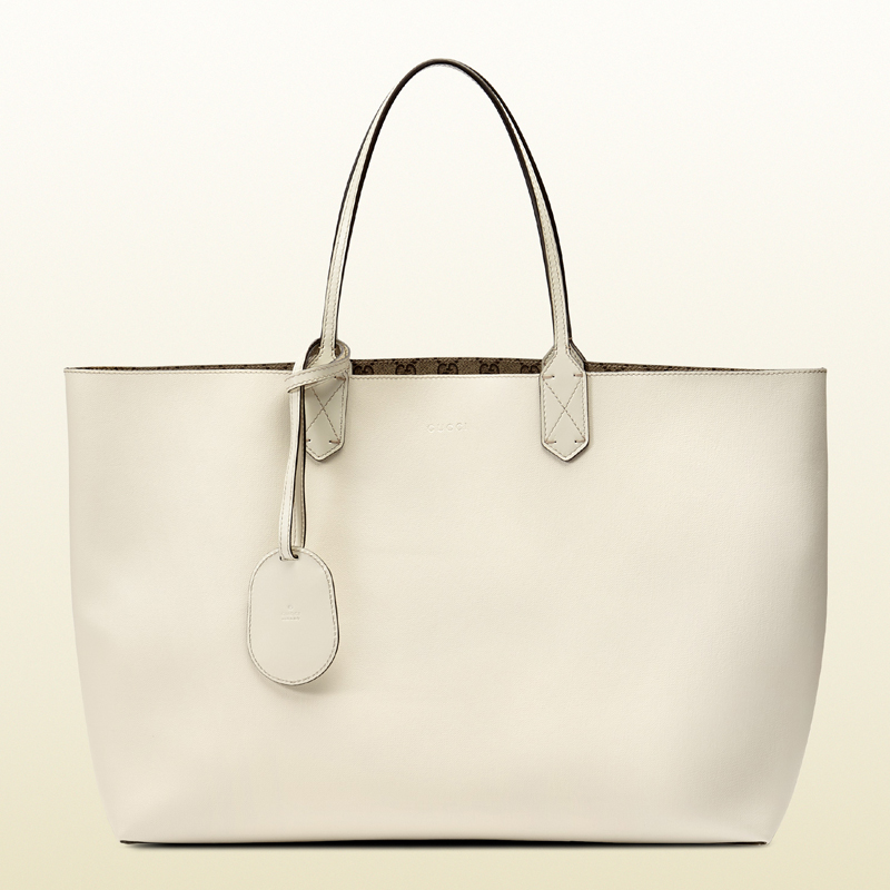 Reversible GG leather tote