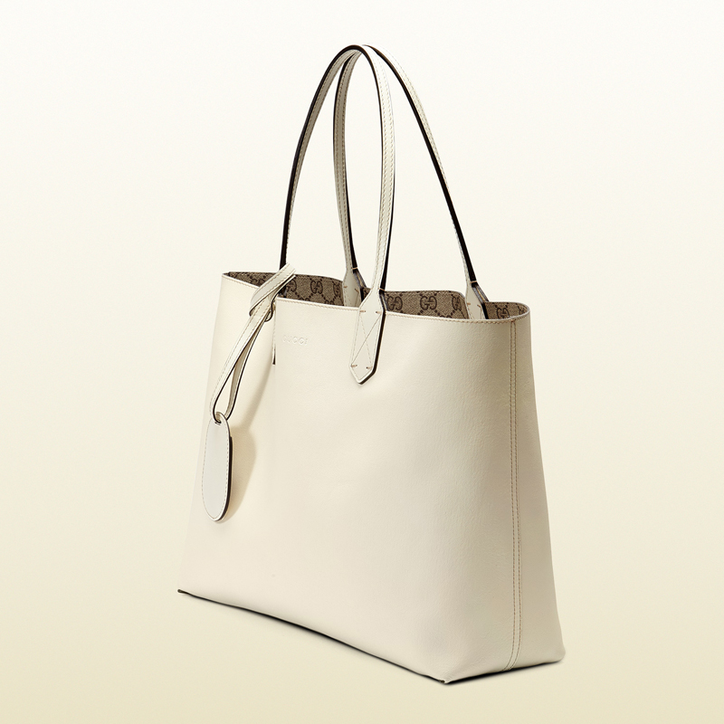 Reversible GG leather tote