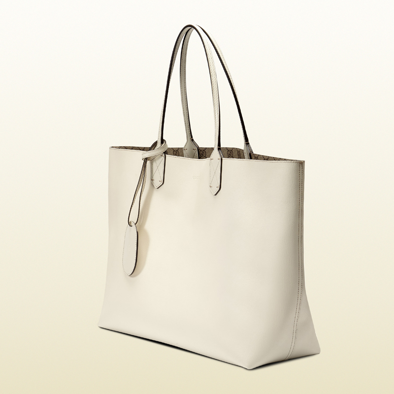 Reversible GG leather tote