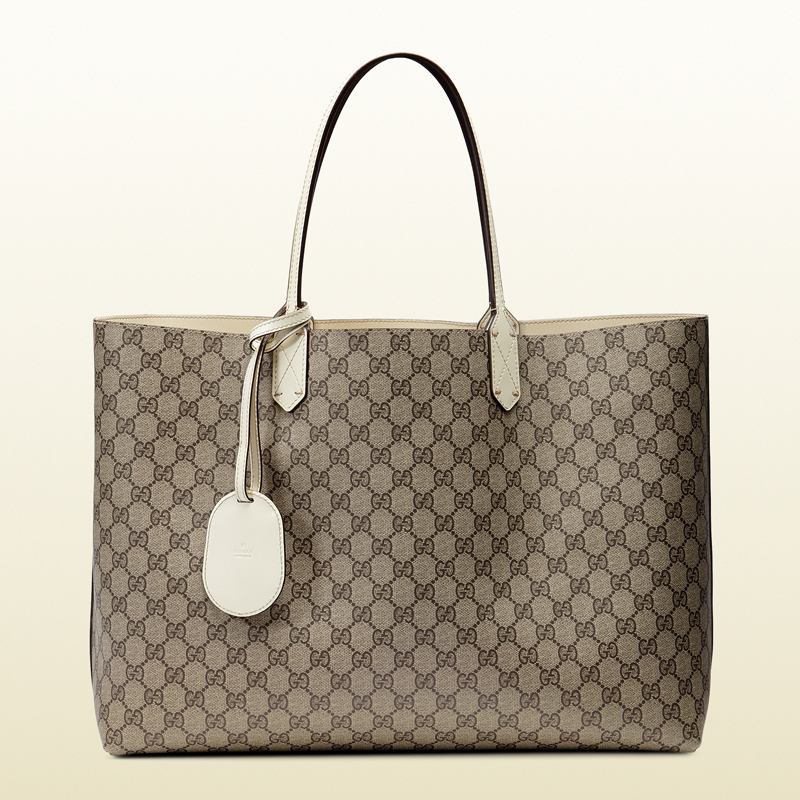 Reversible GG leather tote