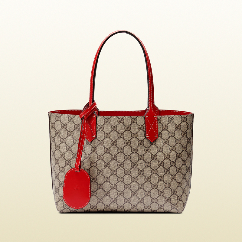 Reversible GG leather tote