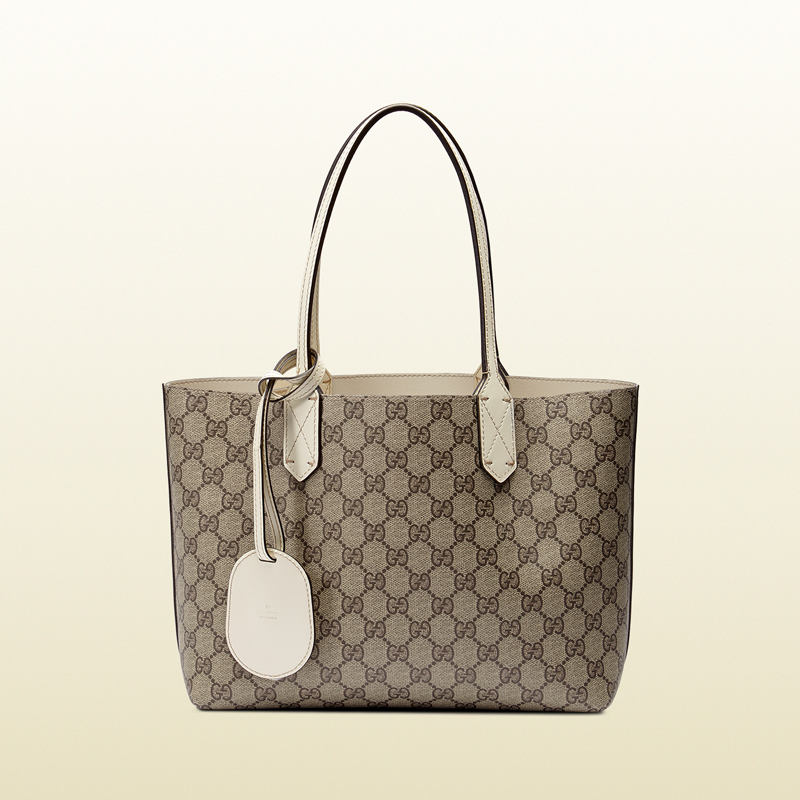 Reversible GG leather tote