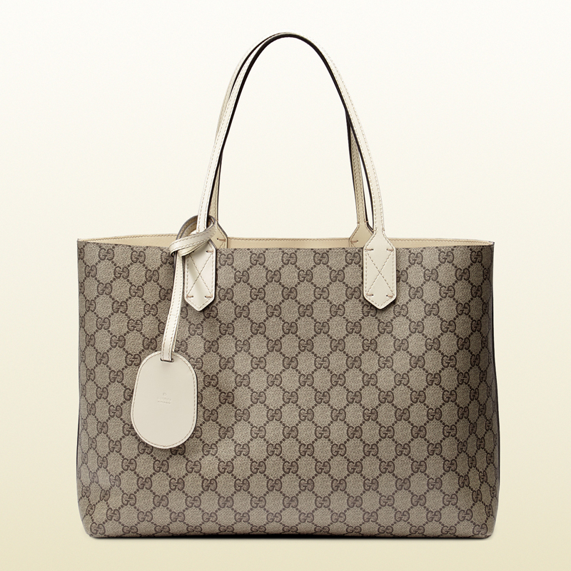 Reversible GG leather tote