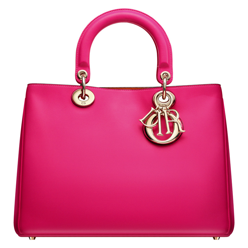 Rose Royale leather Diorissimo bag