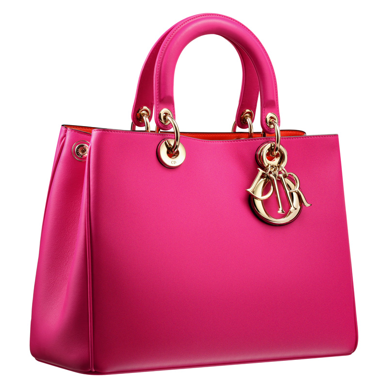 Rose Royale leather Diorissimo bag