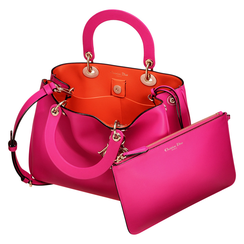 Rose Royale leather Diorissimo bag