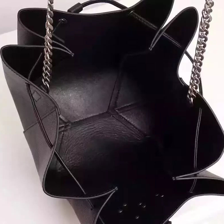 SAINT LAURENT Baby BACKPACK IN BLACK LEATHER