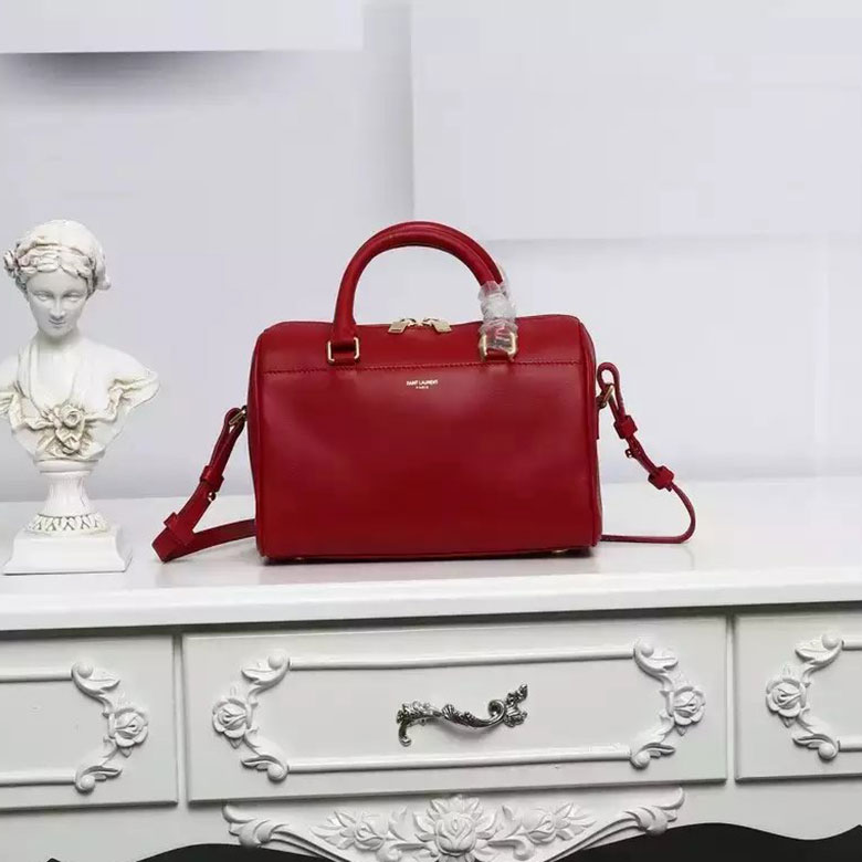 SAINT LAURENT CLASSIC BABY DUFFLE BAG IN Original LEATHER