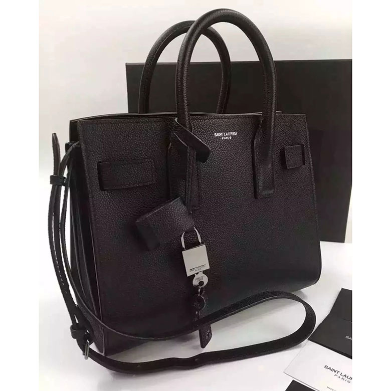 SAINT LAURENT CLASSIC BABY SAC DE JOUR BAG IN LEATHER