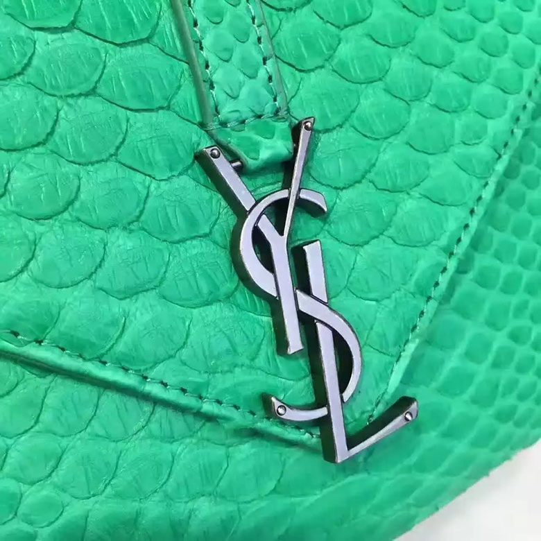 SAINT LAURENT CLASSIC MEDIUM MONOGRAM SAINT LAURENT COLLEGE BAG IN Real Python LEATHER