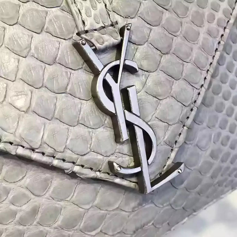 SAINT LAURENT CLASSIC MEDIUM MONOGRAM SAINT LAURENT COLLEGE BAG IN Real Python LEATHER