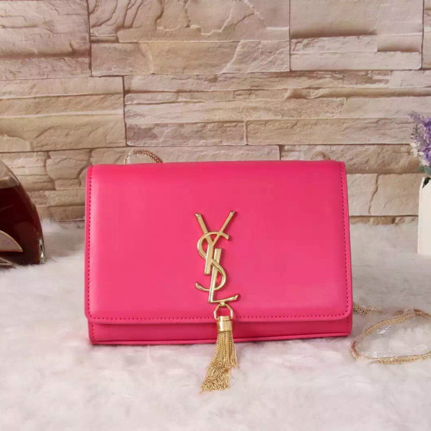 SAINT LAURENT Monogramme Cross-body Shoulder Bag 311217 Rose