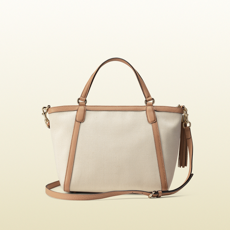 Soho canvas top handle bag