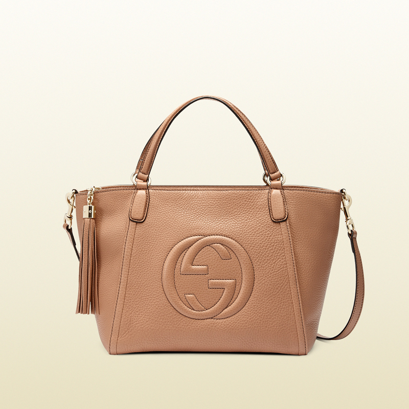 Soho leather top handle bag