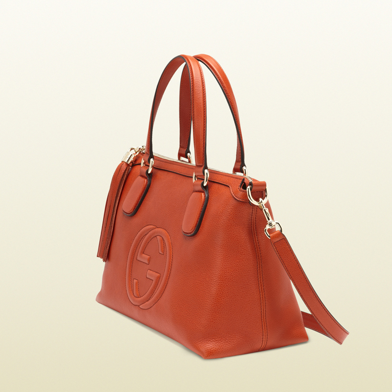 Soho leather top handle bag